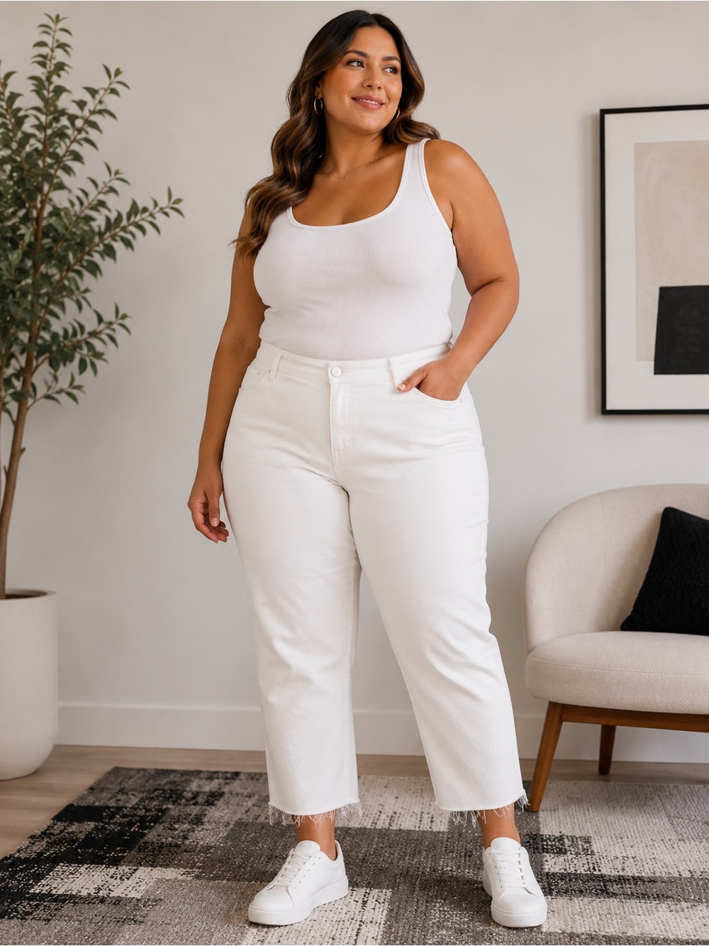 Wit & Wisdom white jeans